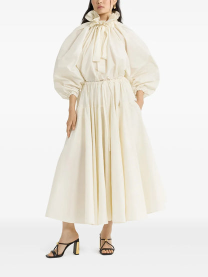 Faille Maxi Skirt