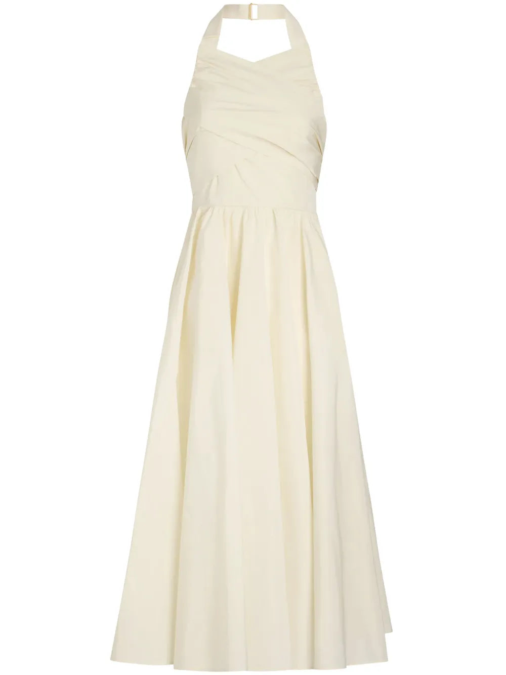 Halterneck Faille Maxi Dress