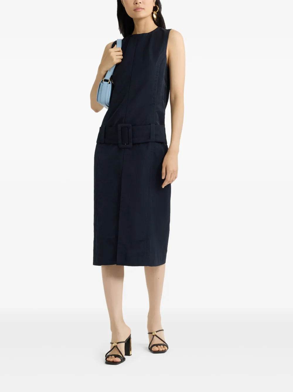Belted Midi Dress