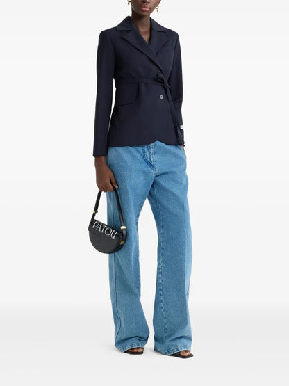 Belted Wool Blazer