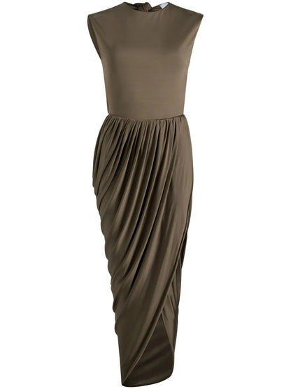 Open-Back Midi Dress