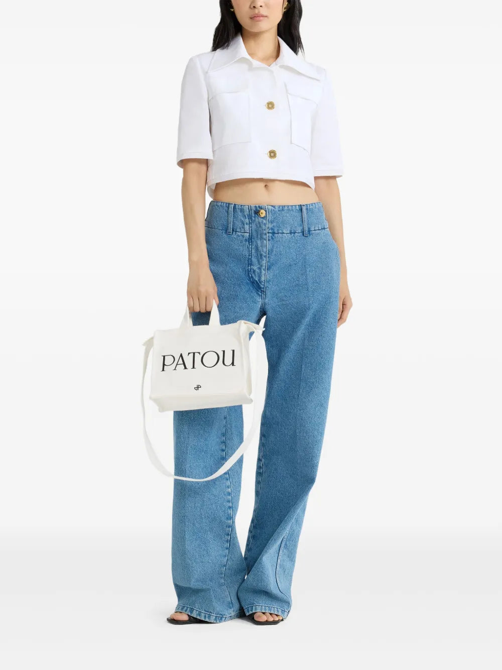 Short-Sleeved Cropped Jacket