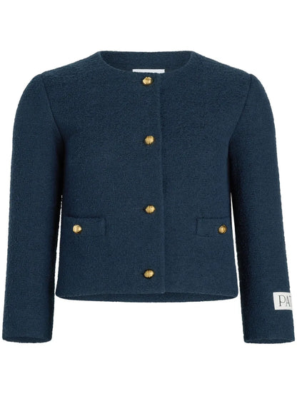 Collarless Blazer