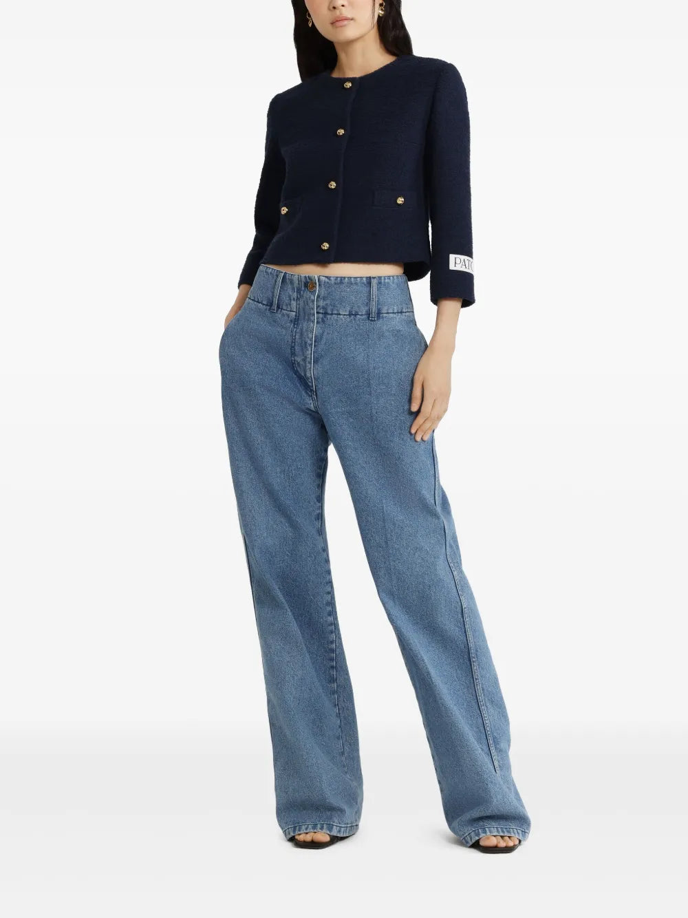 Collarless Blazer