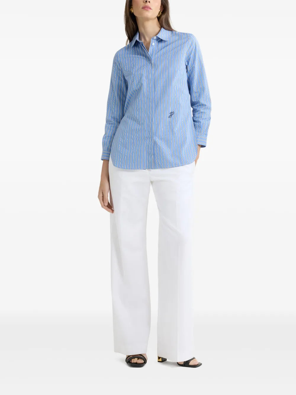 Striped Poplin Shirt