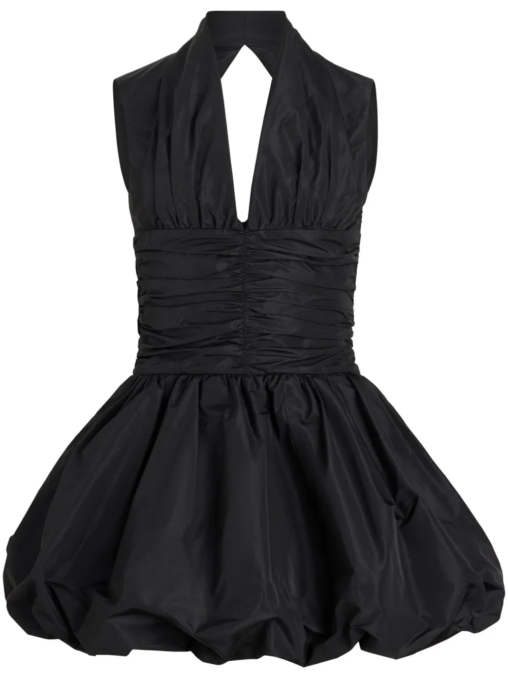 Open-Back Bubble Mini Dress