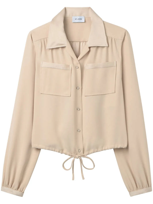 Satin Crepe Shirt