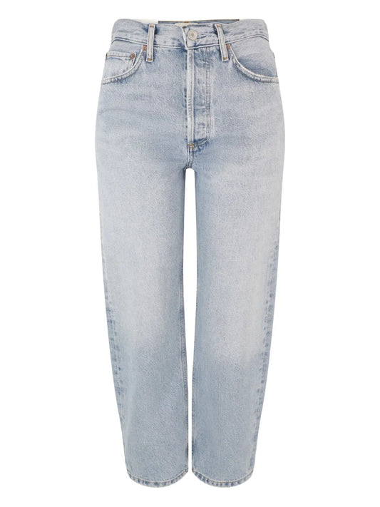 90'S Cropped Straight-Leg Jeans