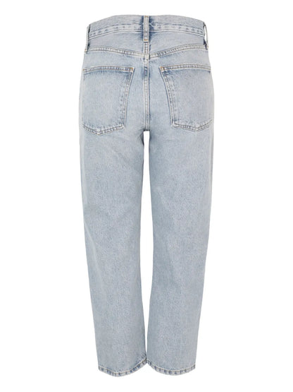 90'S Cropped Straight-Leg Jeans