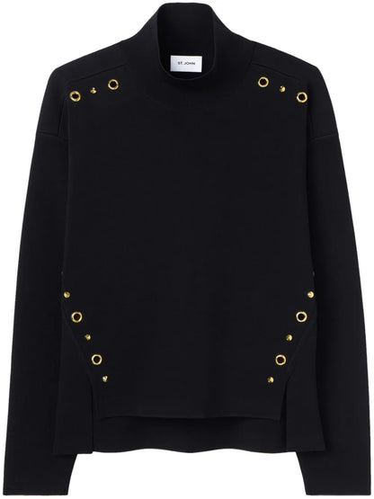 Eyelet-Detail Sweater