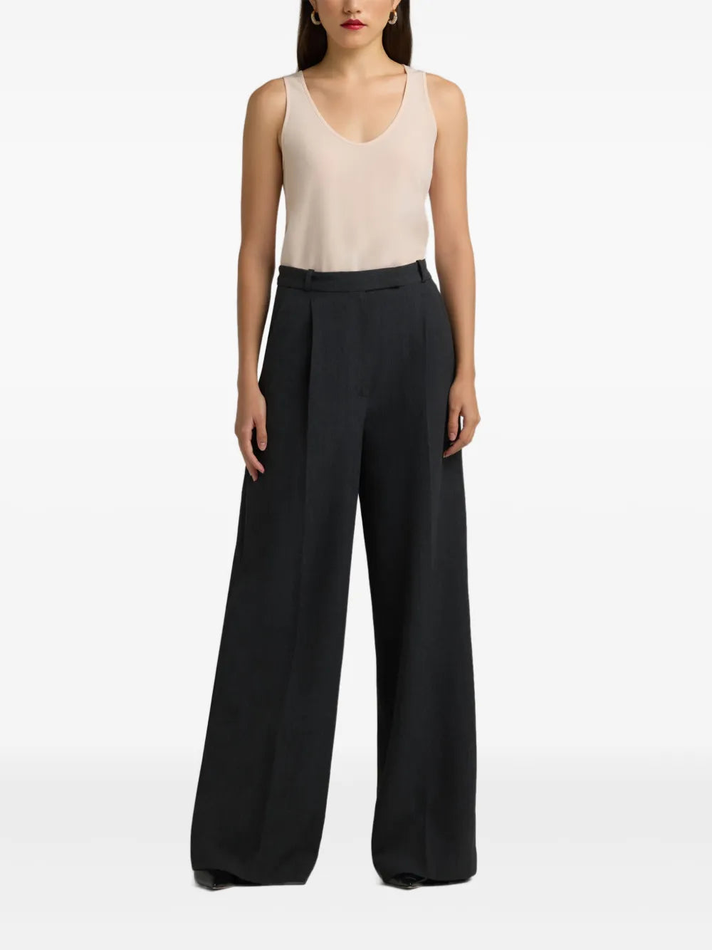 Silk Crepe-De-Chine Tank Top