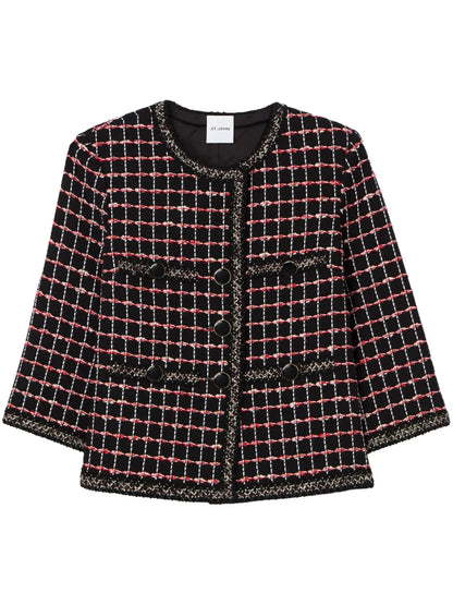 Windowpane Tweed Jacket