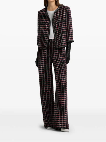 Windowpane Tweed Jacket