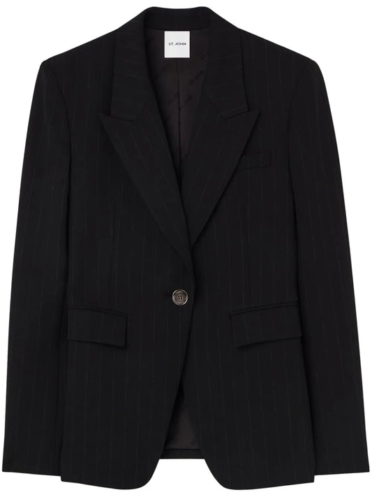 Pinstripe Blazer