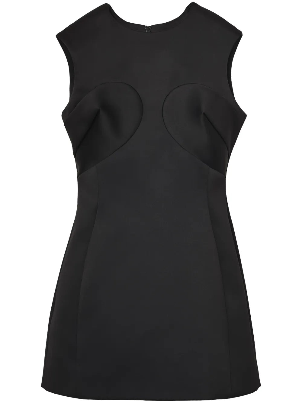 Satin-Finish Mini Dress