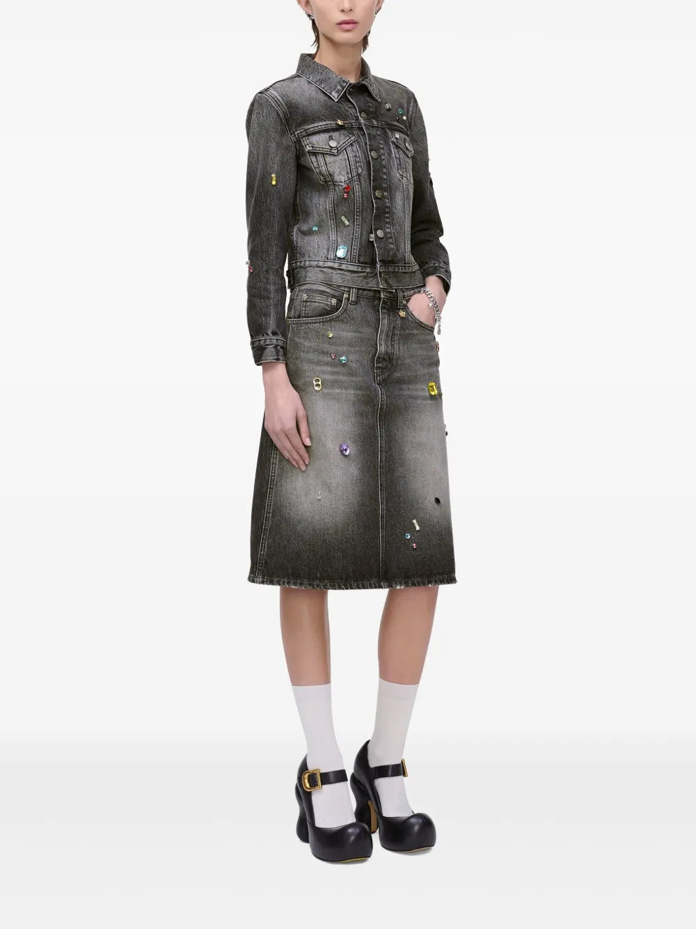 The Charm Shrunken Trucker Jacket