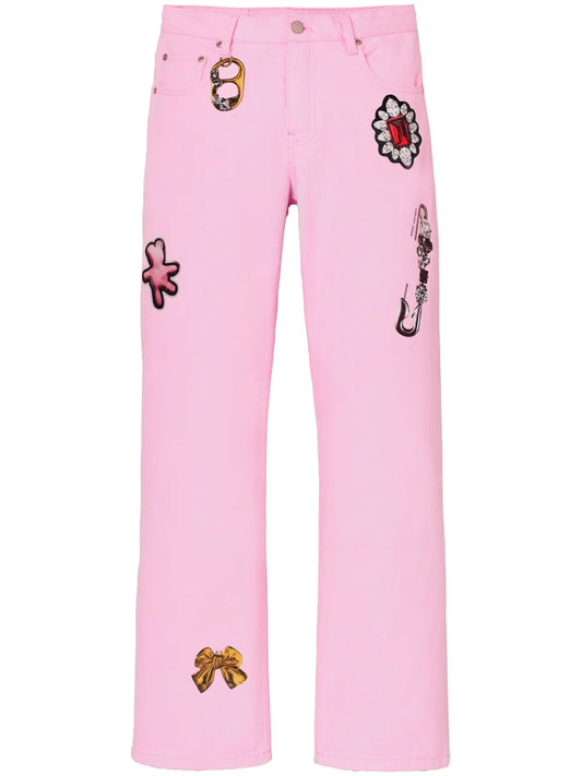 The Runway Charm Straight Jeans