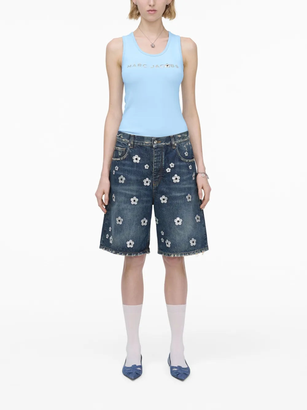 The Sequin Daisy Wide Leg Shorts