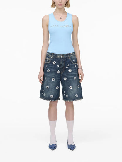 The Sequin Daisy Wide Leg Shorts