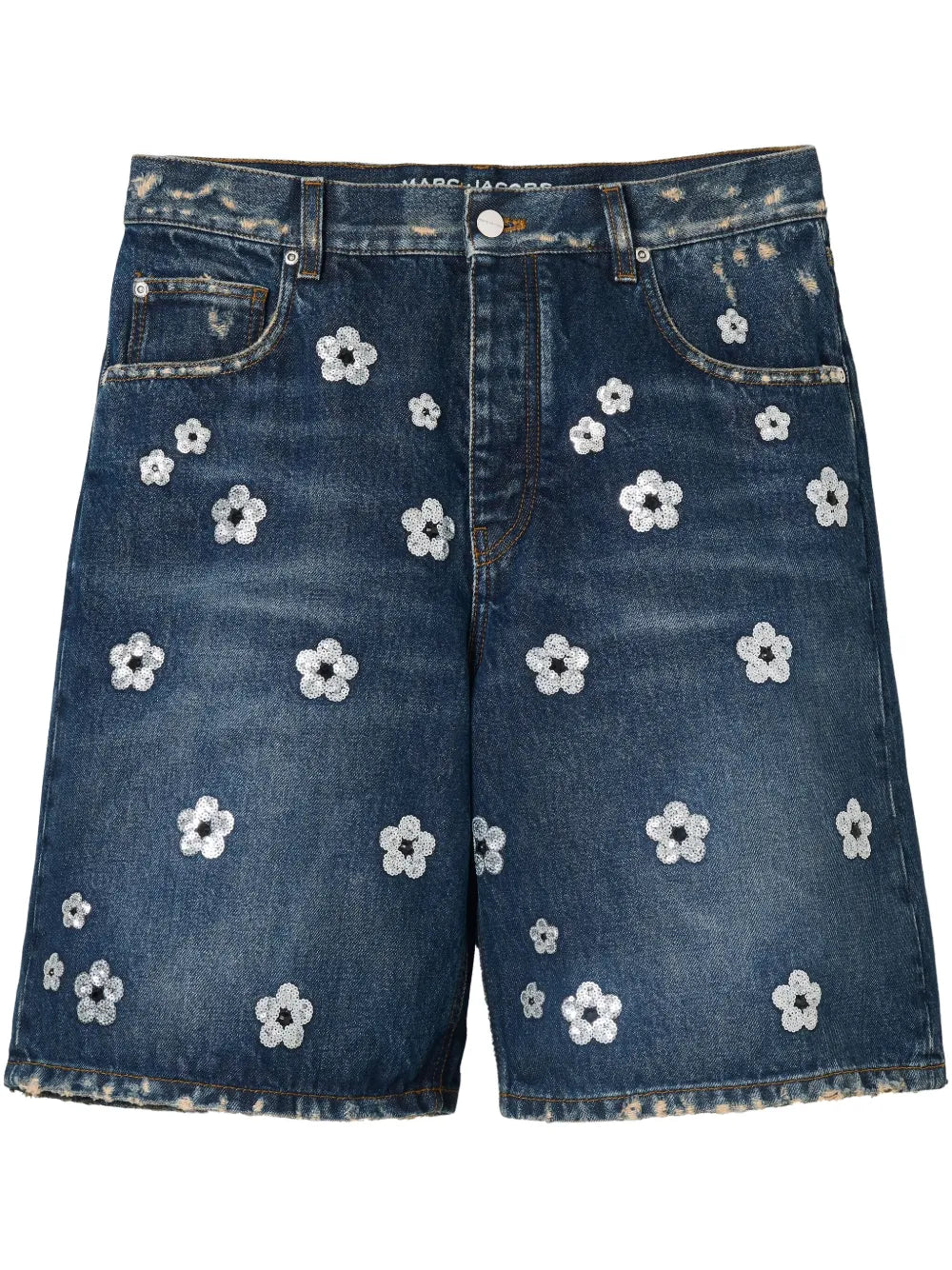 The Sequin Daisy Wide Leg Shorts