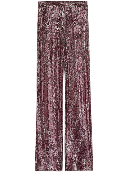 Sequin-Embellished Trousers