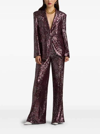 Sequin-Embellished Trousers