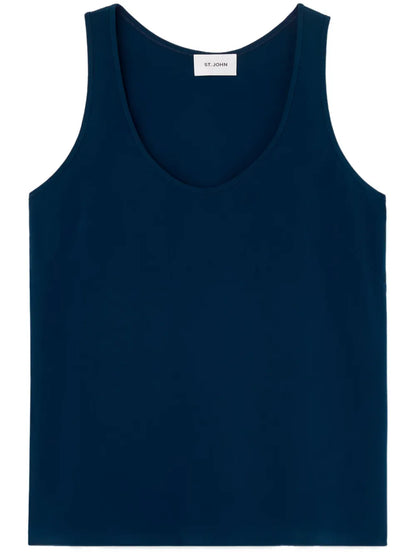 Silk Crepe De Chine Tank Top