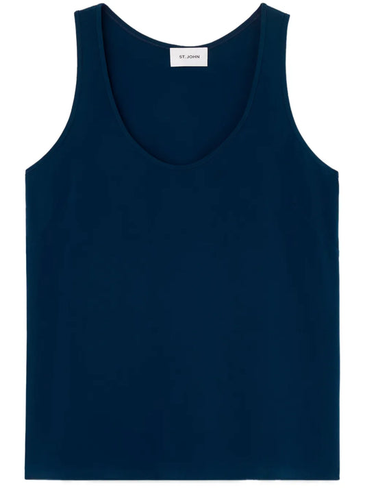 Silk Crepe De Chine Tank Top