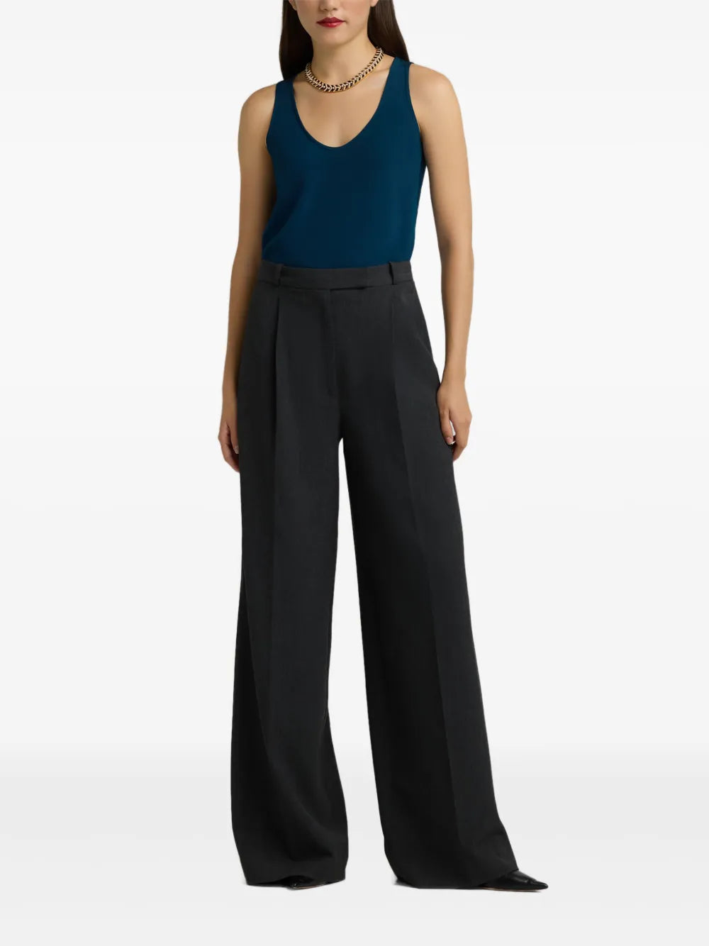 Silk Crepe De Chine Tank Top