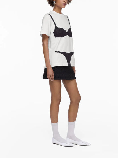 Bra-Jacquard T-Shirt