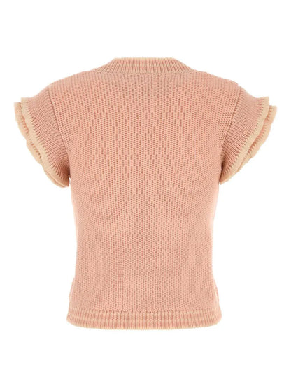 Short-Sleeve Knitted T-Shirt
