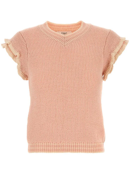 Short-Sleeve Knitted T-Shirt