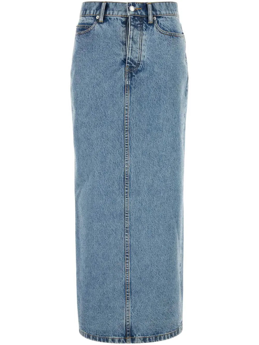 Embellished Denim Skirt