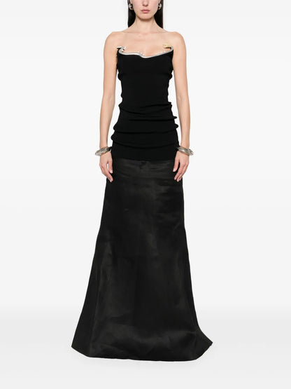 Godet Maxi Skirt