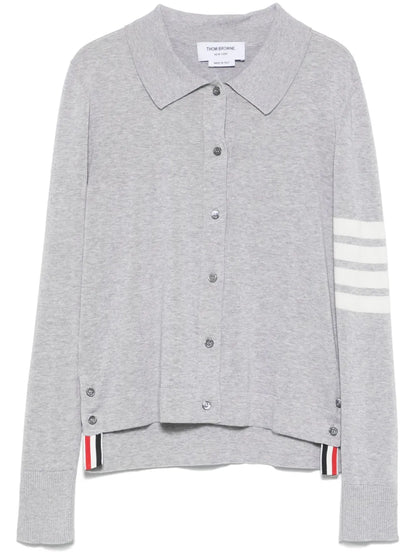 4 Bar Stripes Jersey Polo Shirt