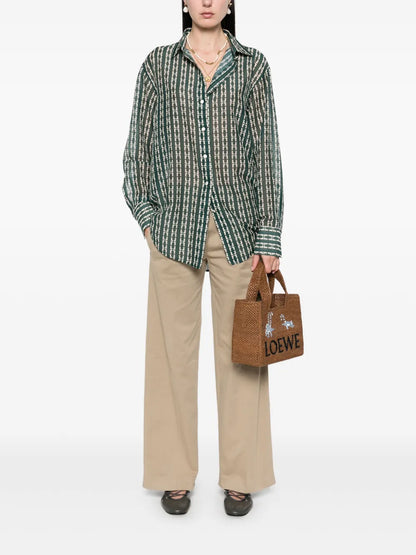 Geometric-Print Shirt