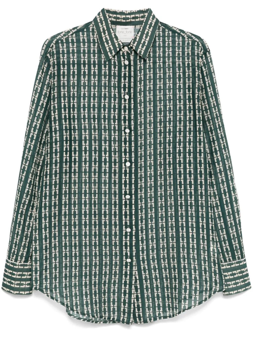 Geometric-Print Shirt