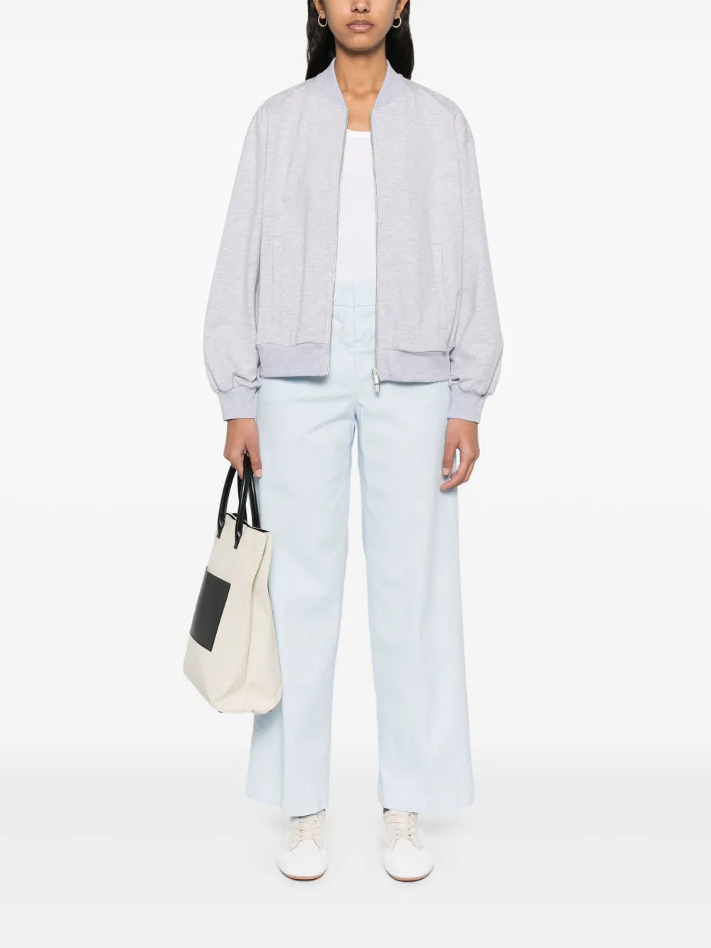 Mélange-Effect Sweatshirt