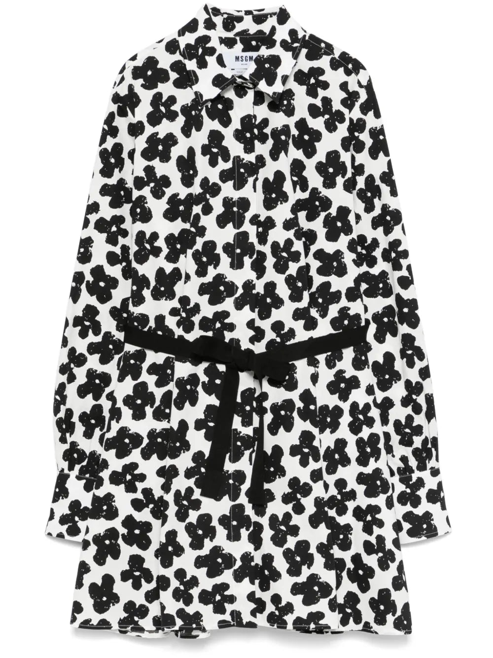 Floral-Print Mini Dress