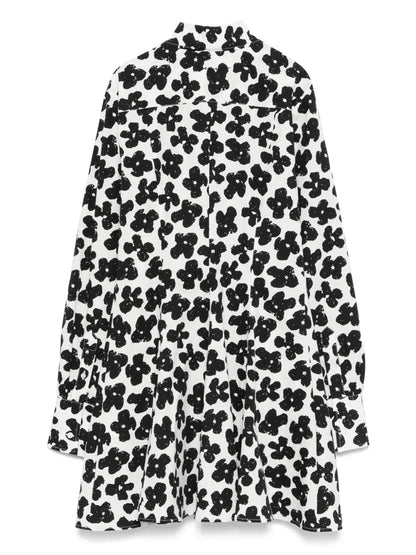 Floral-Print Mini Dress