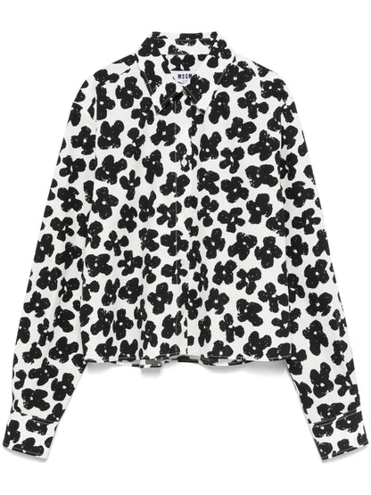 Floral-Print Shirt