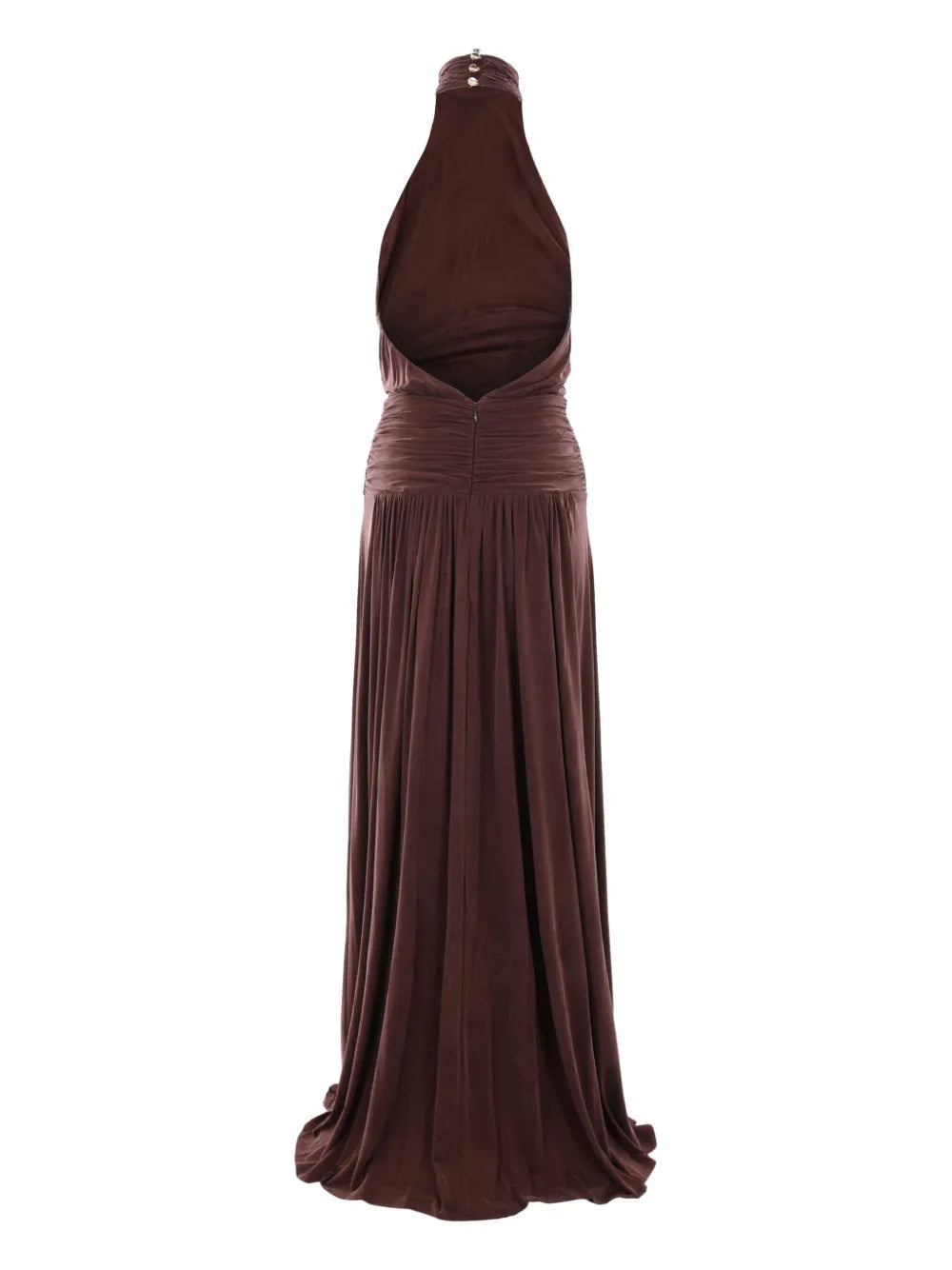 Jewelled Bow Jersey Maxi Dress