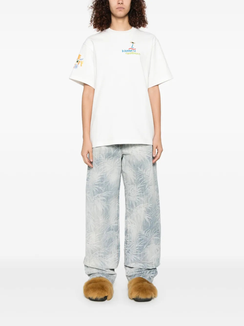 Palms Jacquard Jeans