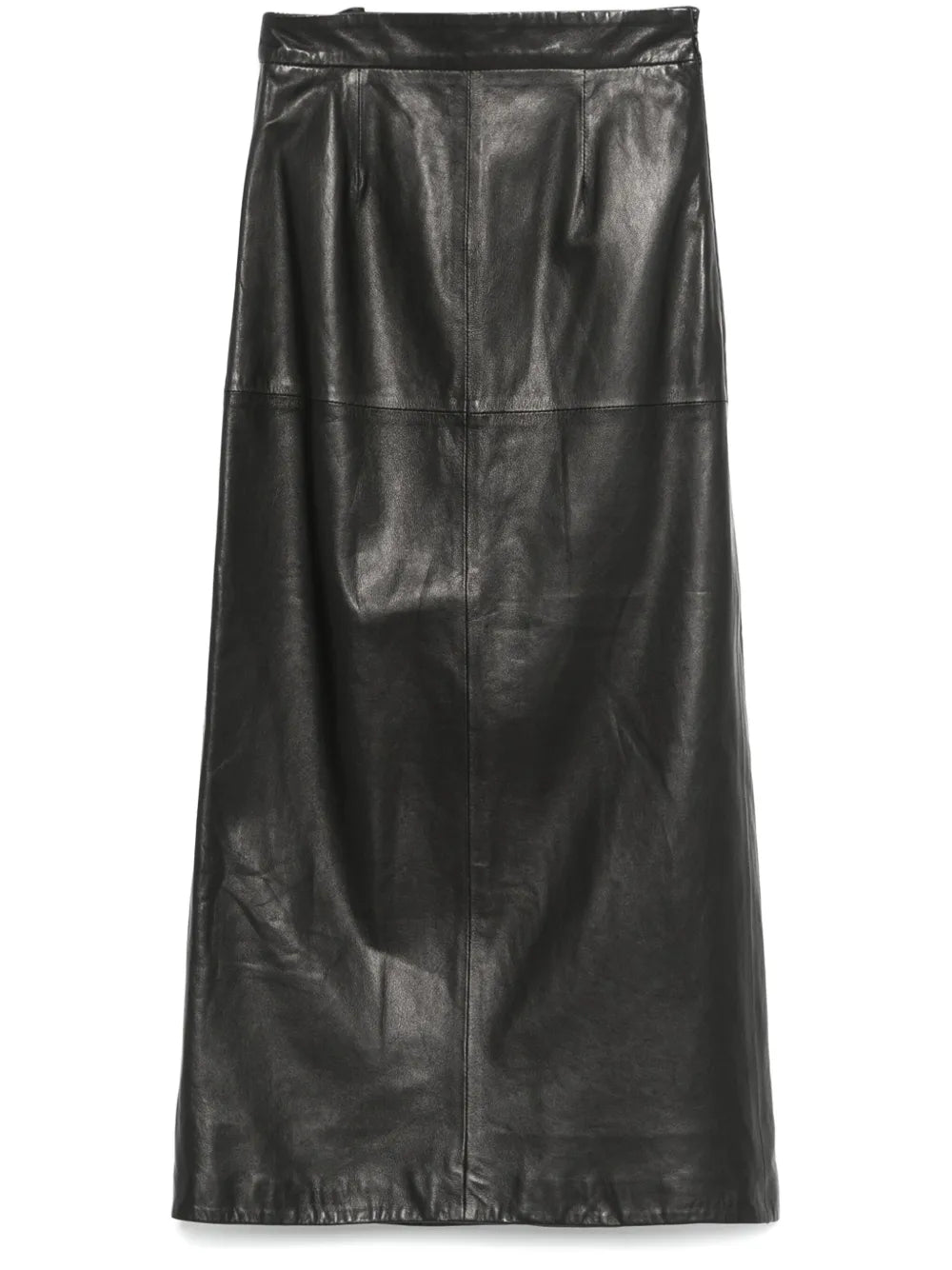 Leather Midi Skirt