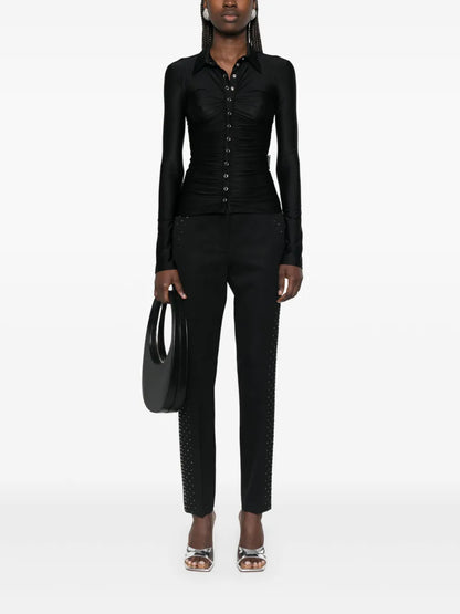 Crystal-Embellished Trousers