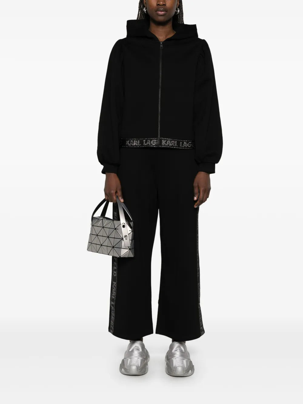 Glitter Logo Tape Trousers