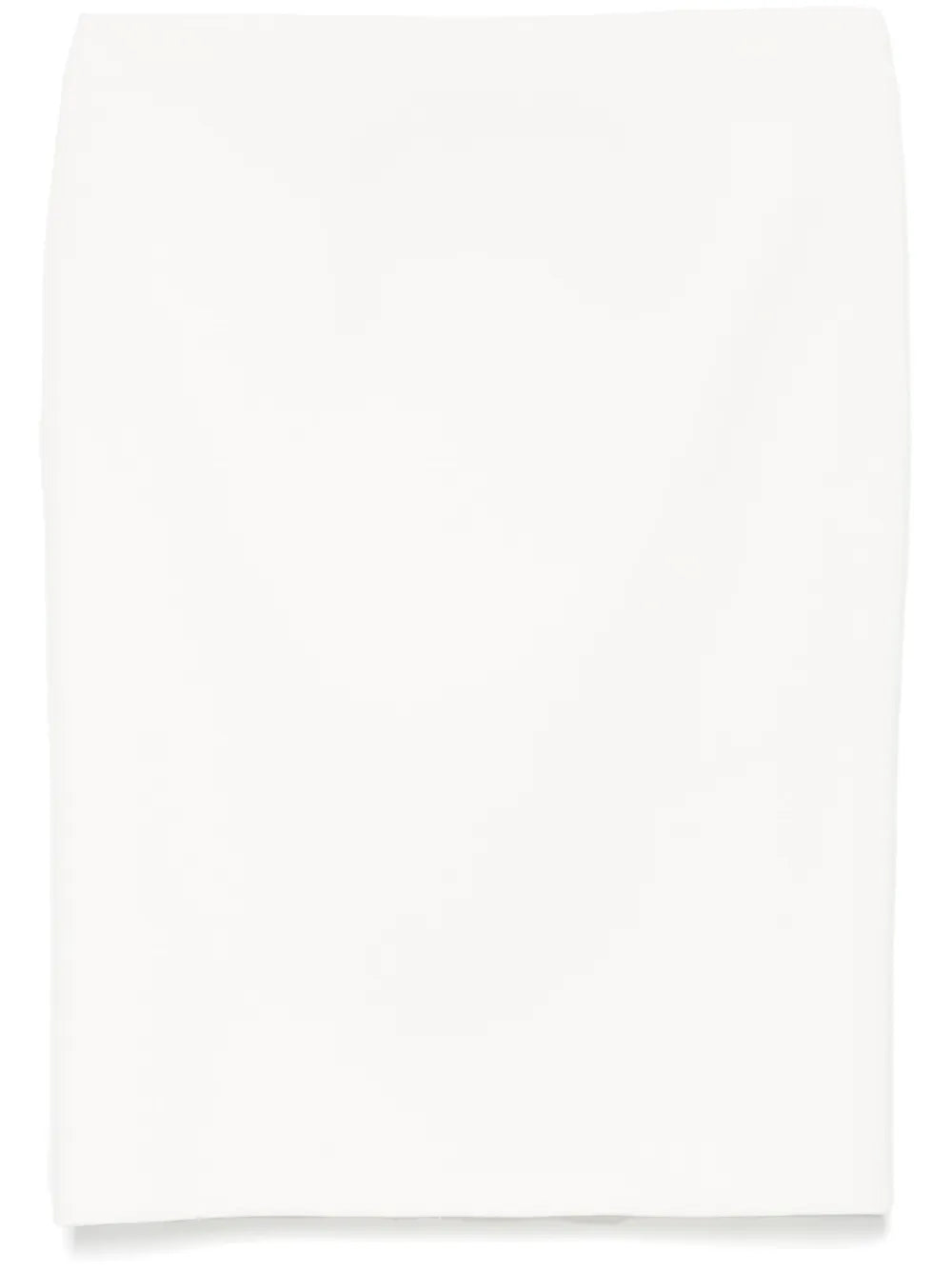 Twill-Weave Midi Skirt