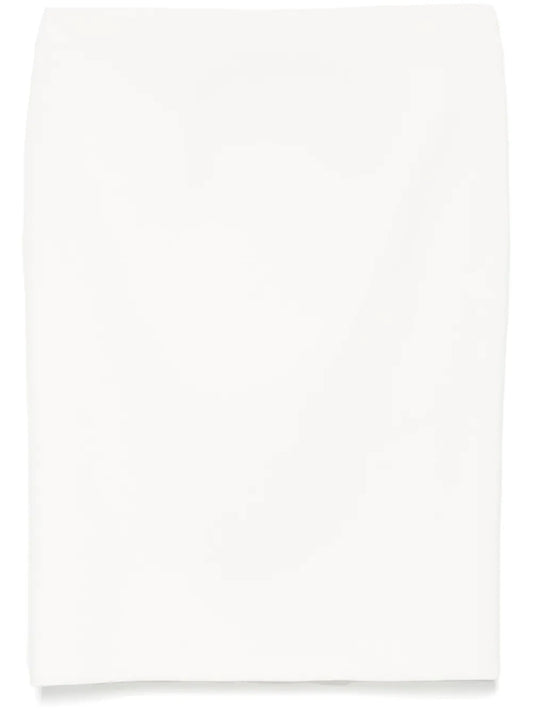 Twill-Weave Midi Skirt