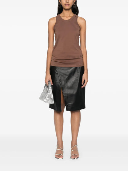 Slit-Detail Skirt