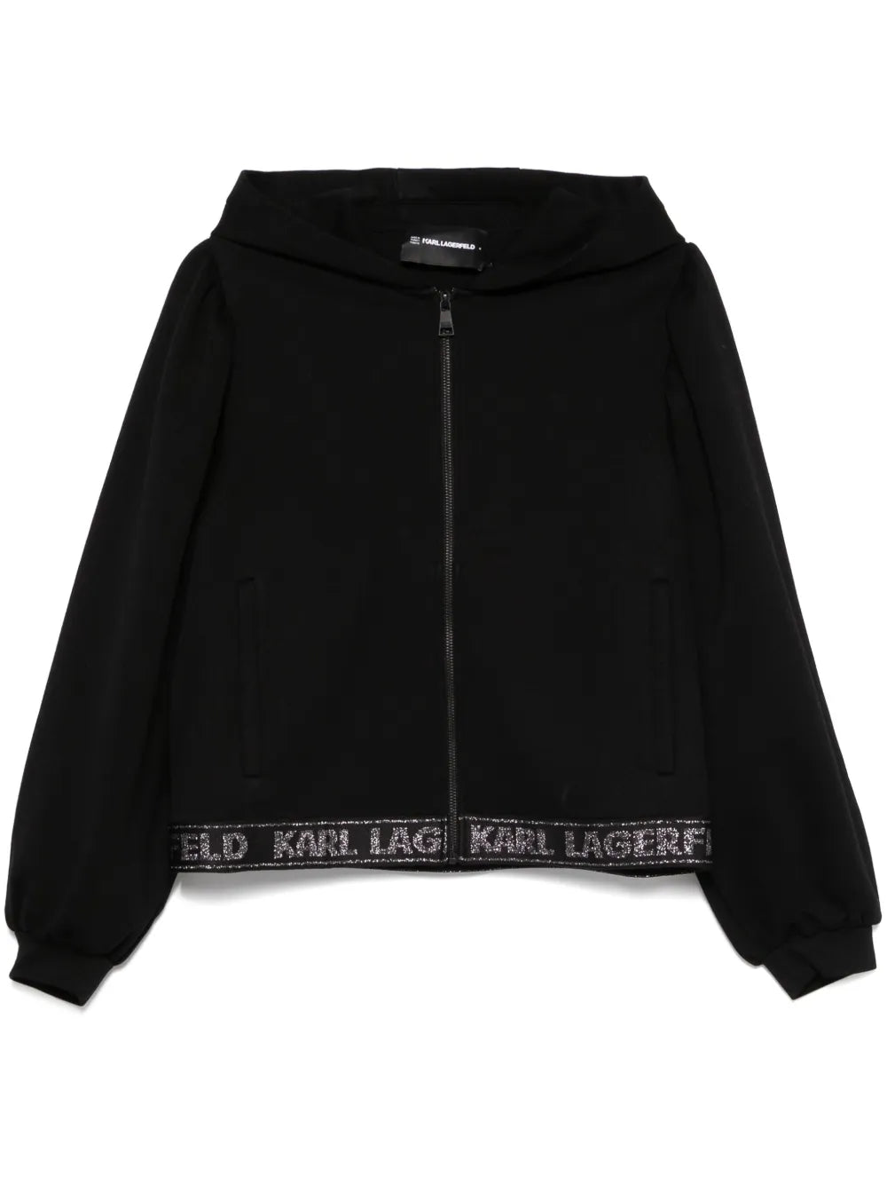 Glitter Logo Tape Hoodie